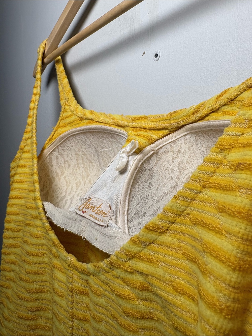 Rare Vintage Jantzen One-Piece Swimsuit — Made In Usa Mid Century Swimwear - Picture 10 of 10